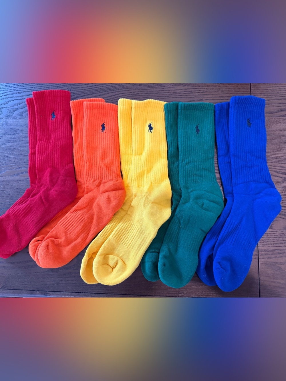Polo by Ralph Lauren Men's Crew Socks - Set of 5